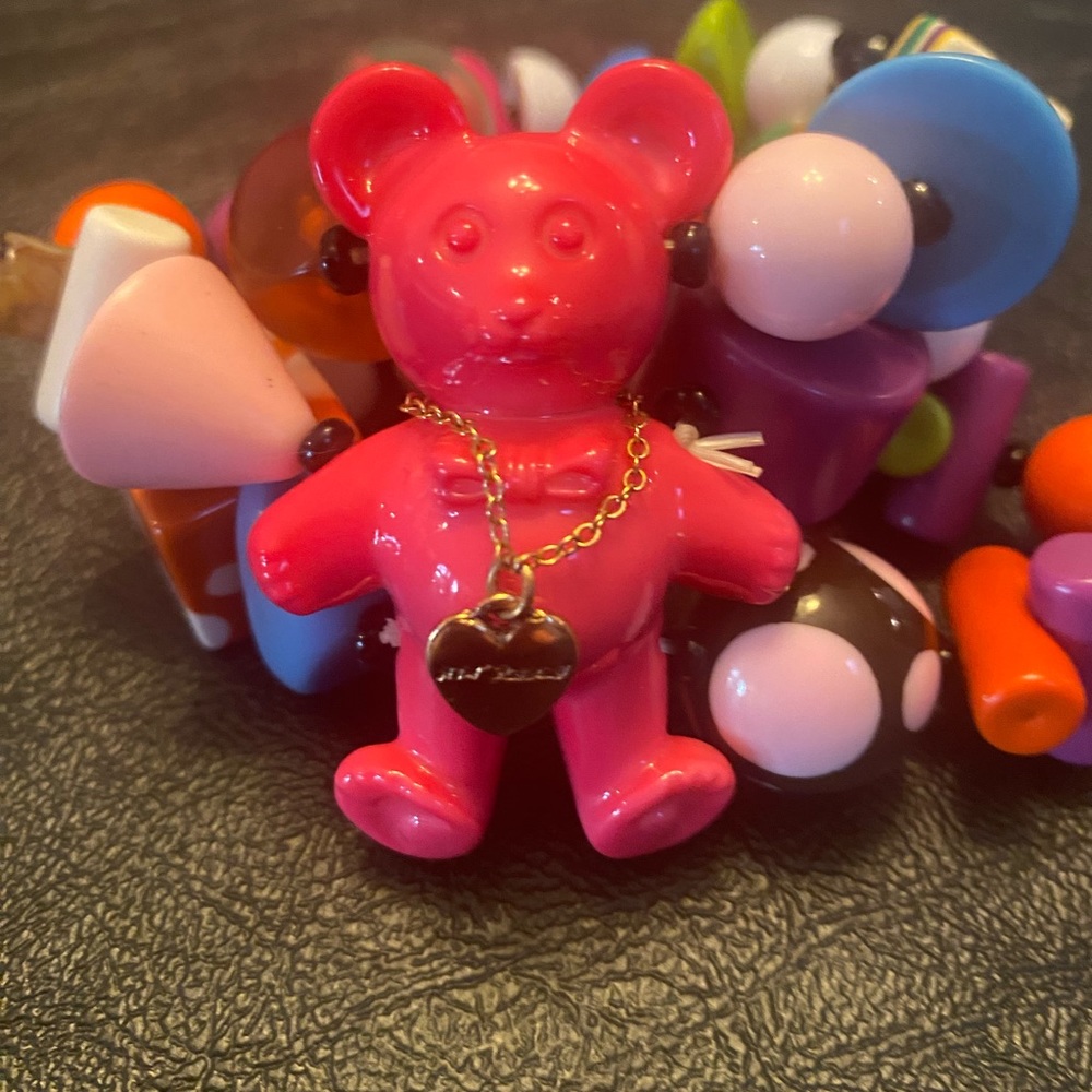 Vintage Betsey Johnson Sweetie Bear Gummy Bear Bracelet. Very rare, never worn.